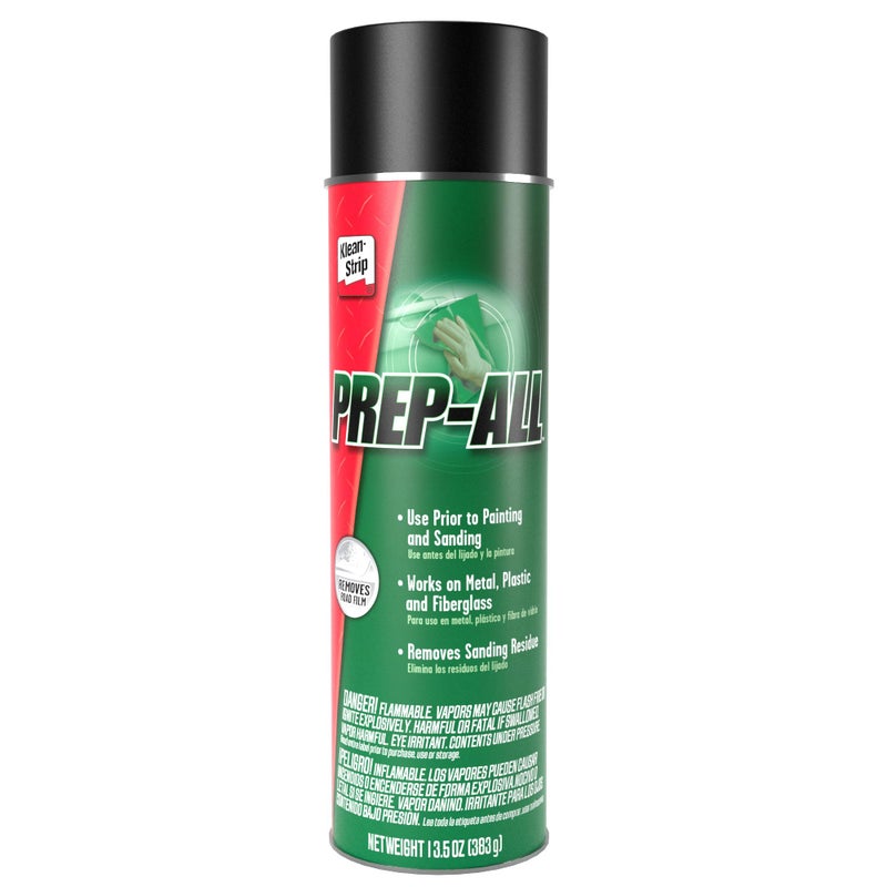 Klean Strip Klean-Strip Prep-All Wax and Grease Remover  Fast-Acting Degreaser  Effective on Metal  Plastic  Fiberglass  Automotive DIY  13.5oz Aerosol - Image 1